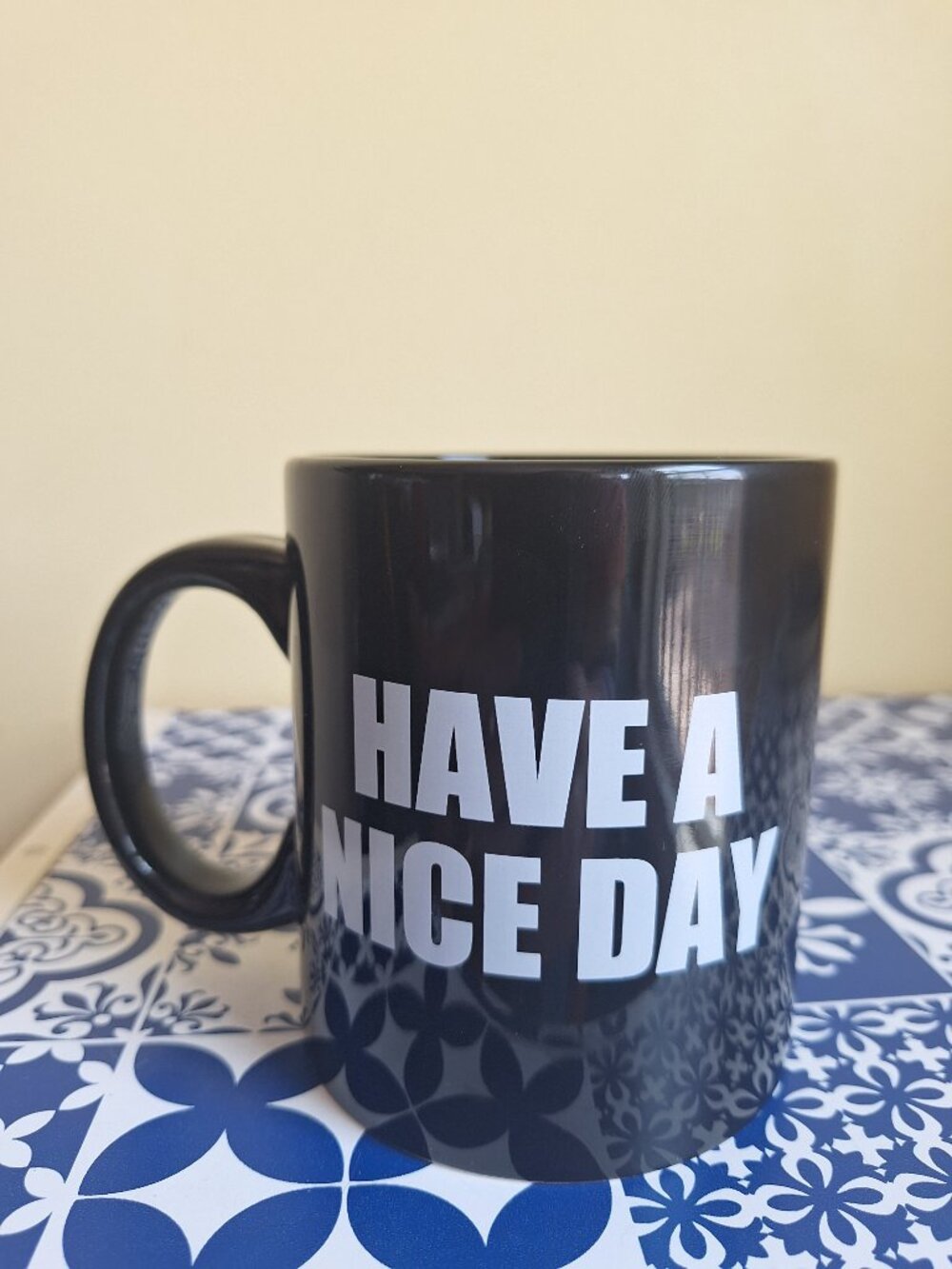 Have A Nice Day Attitude With Middle Finger Mug